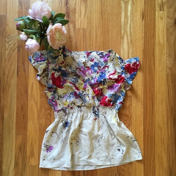 Anthropologie Tops - 🌸2xHP🌸Anthropologie Edme And Esyllte Silk Top